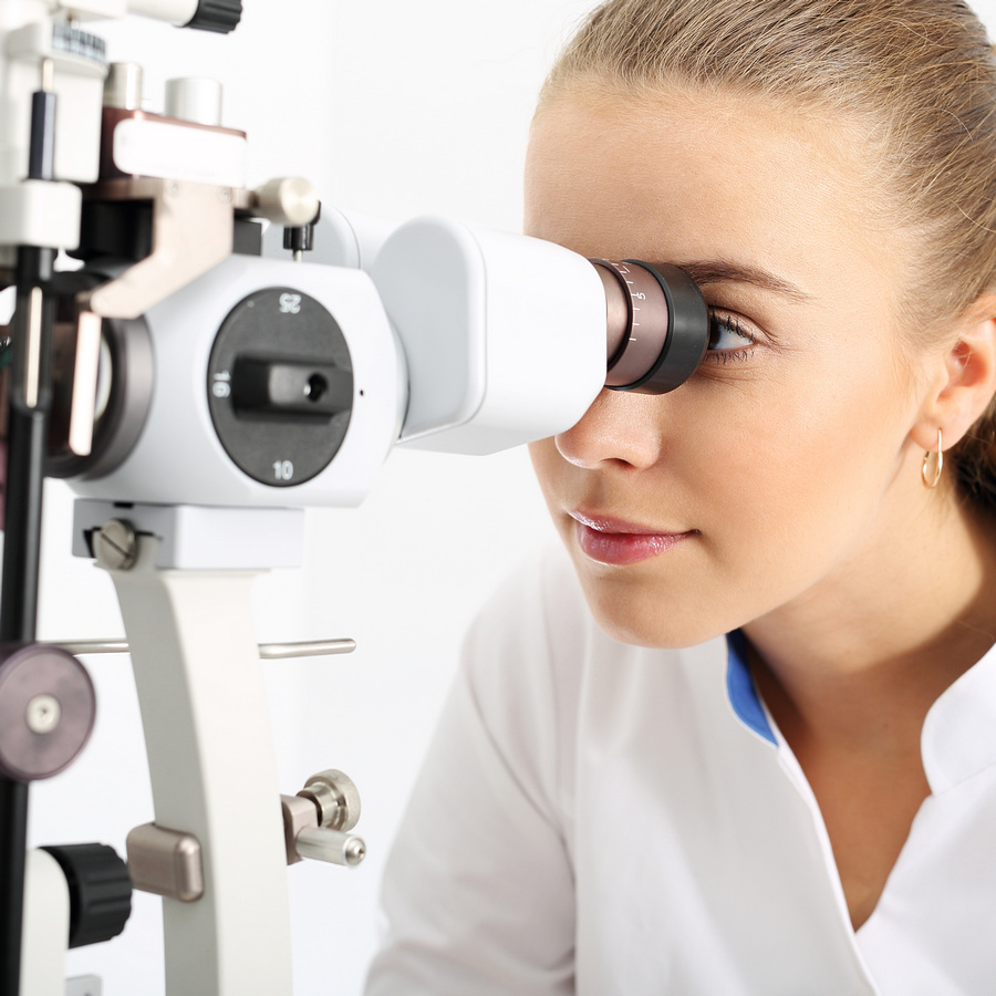 badanie wzroku, okulista